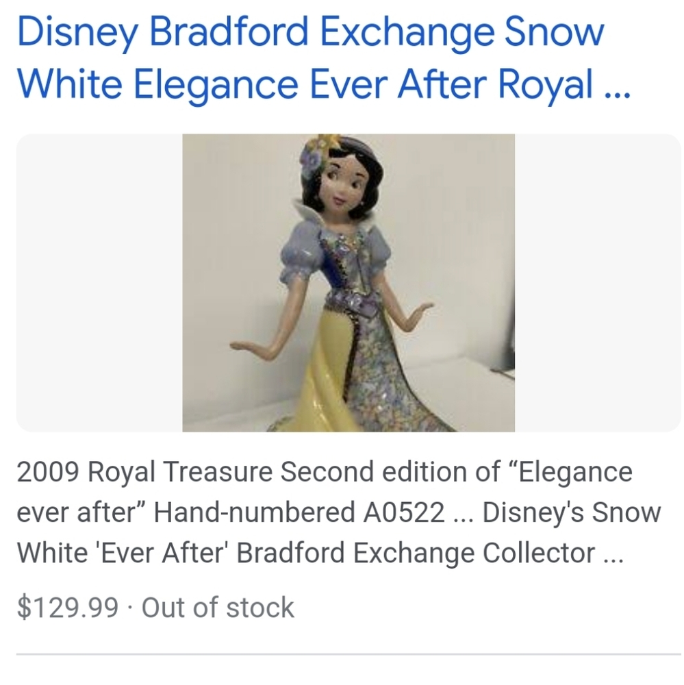 Collectible Snow White Figure - Picture 3 of 3